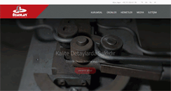 Desktop Screenshot of ozaylarmakina.com